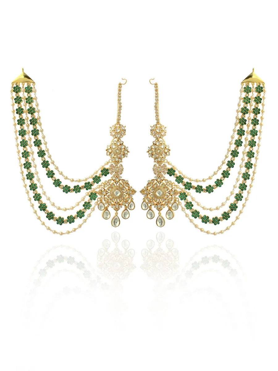 Ahmedabad Earrings With Ear Chain