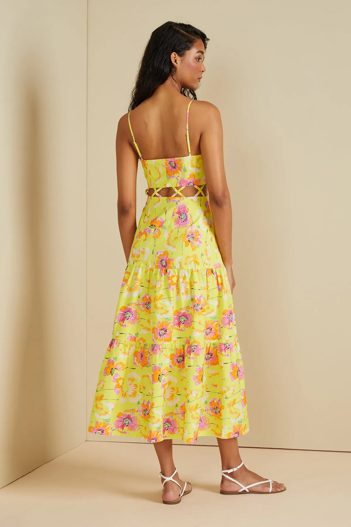 Aire Cutout Midi Dress