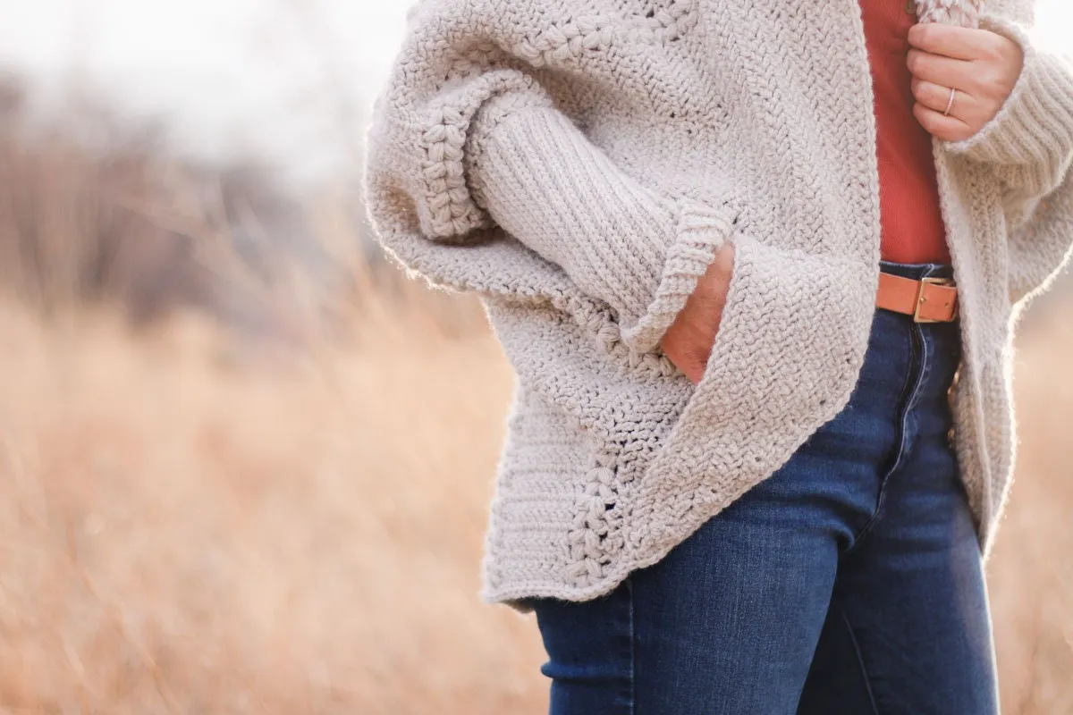 Backcountry Cardigan Crochet Pattern