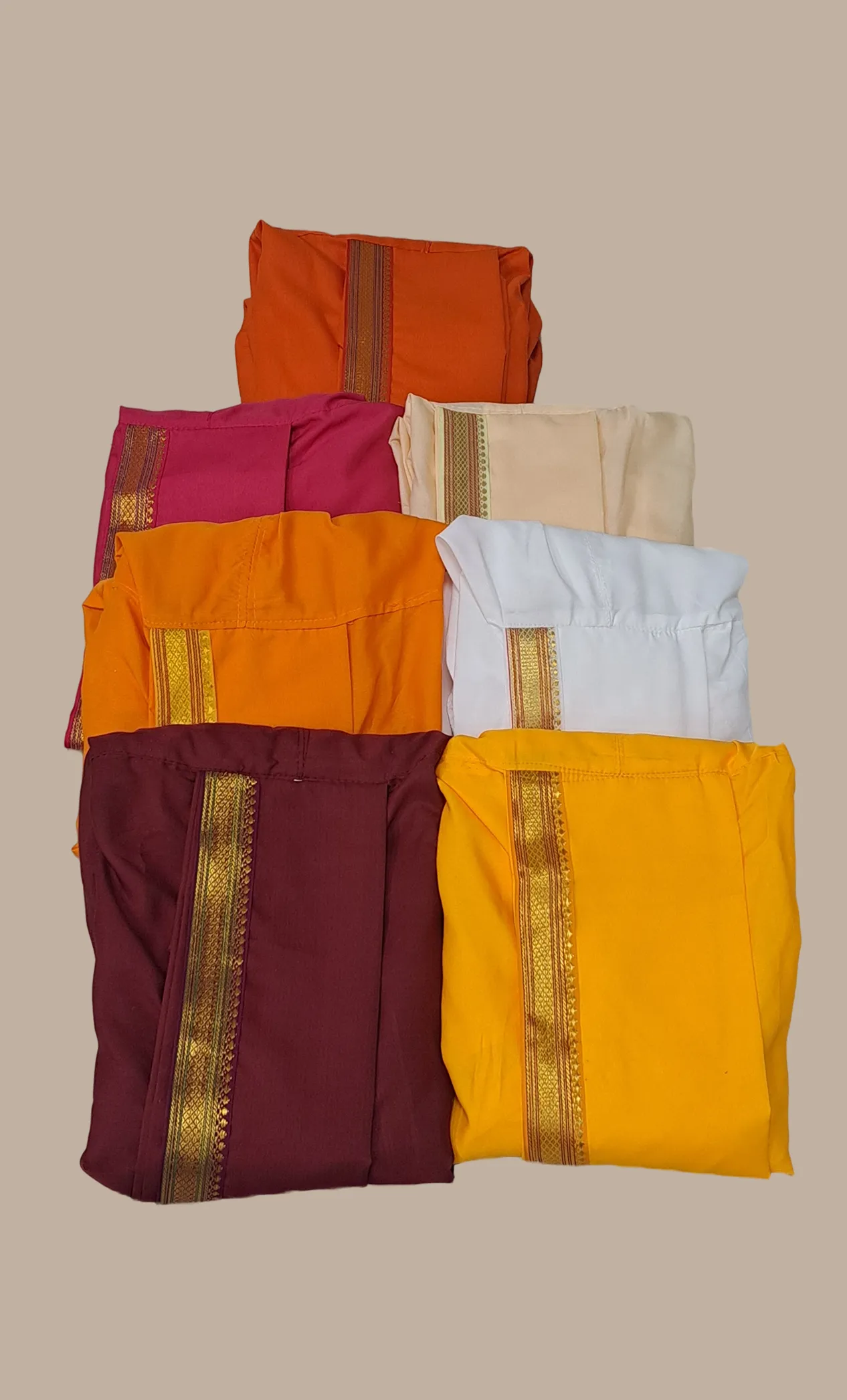 Burnt Orange Dhoti Pants