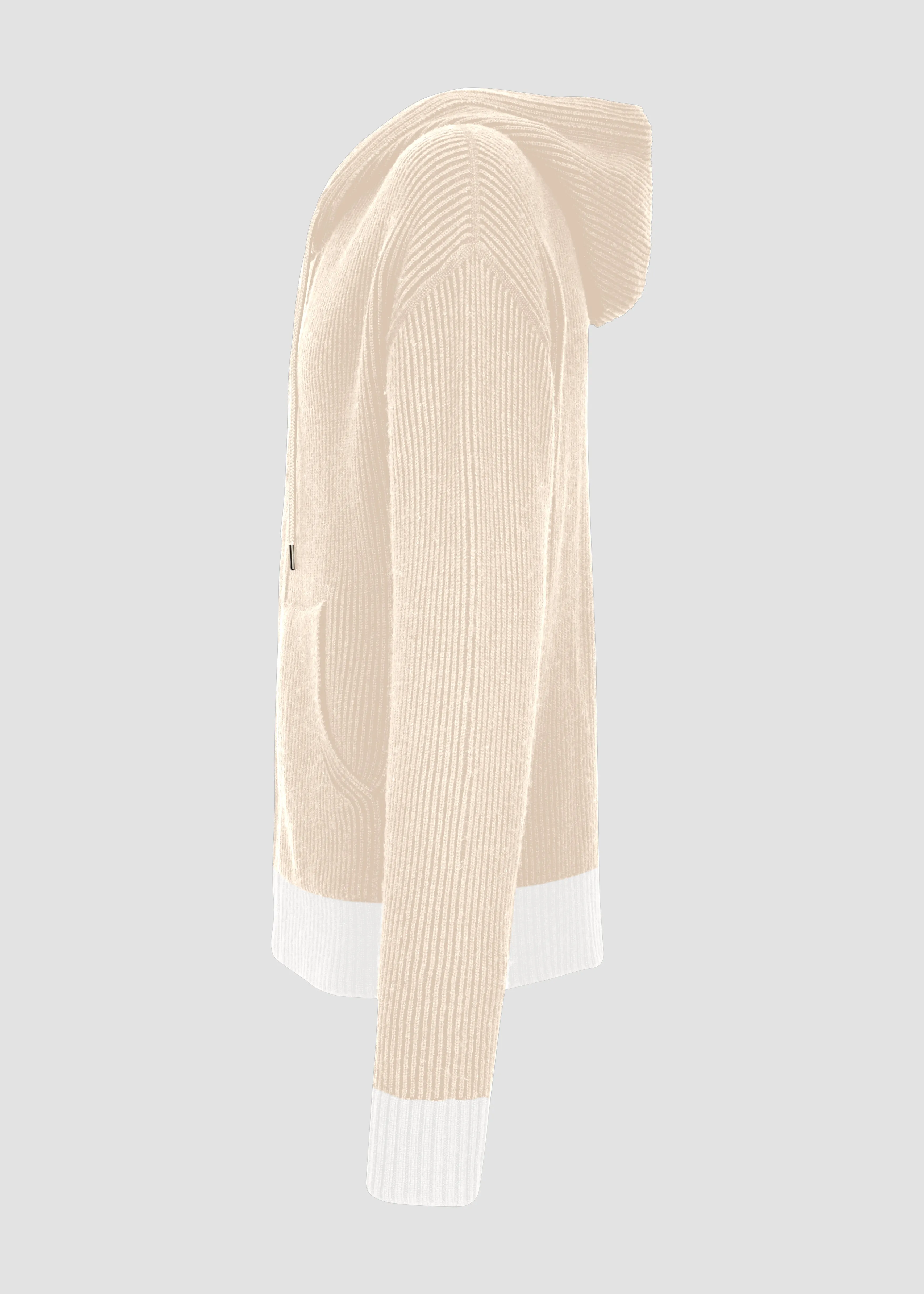 CARDIGAN IN DOUBLE SIDE RIB