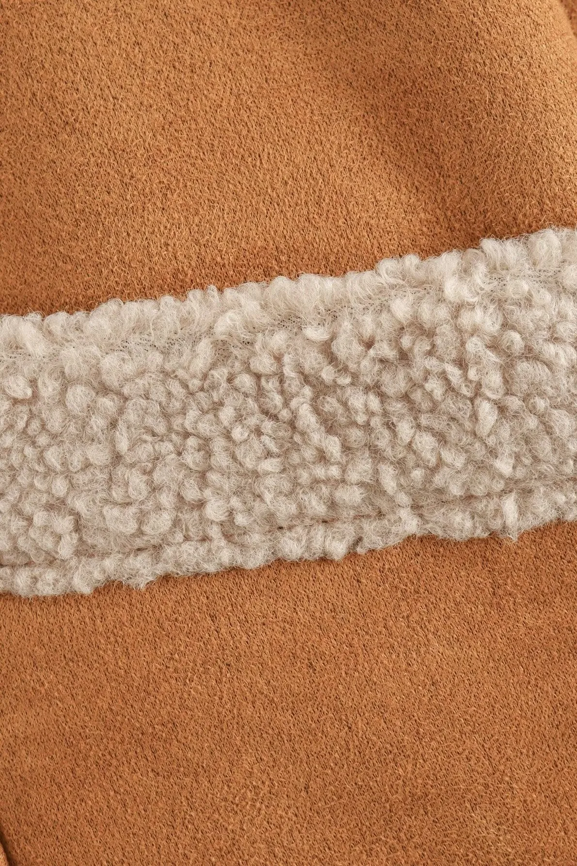 Casual Cozy Faux Shearling Oversized Teddy Coat