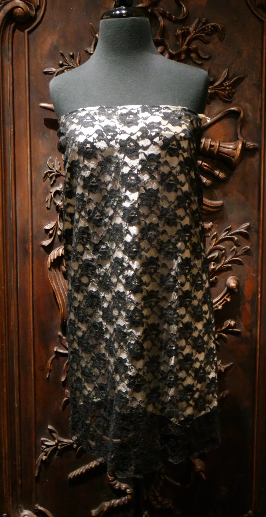 Chan Luu  Gathered Lace Skirt with Silk Tie
