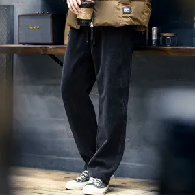 Chenille Straight Sweatpants P1131