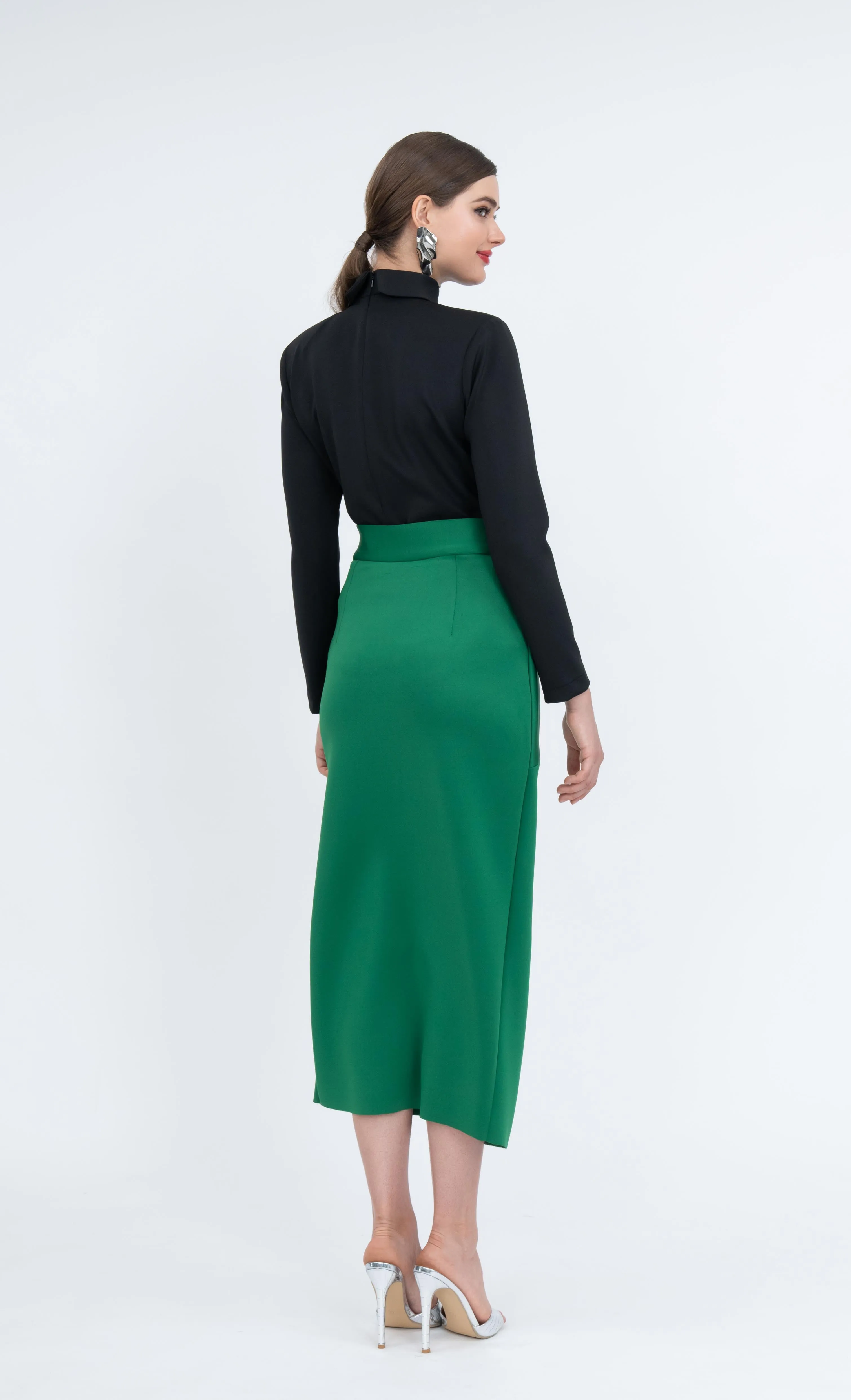 Darla Skirt in Green Bee