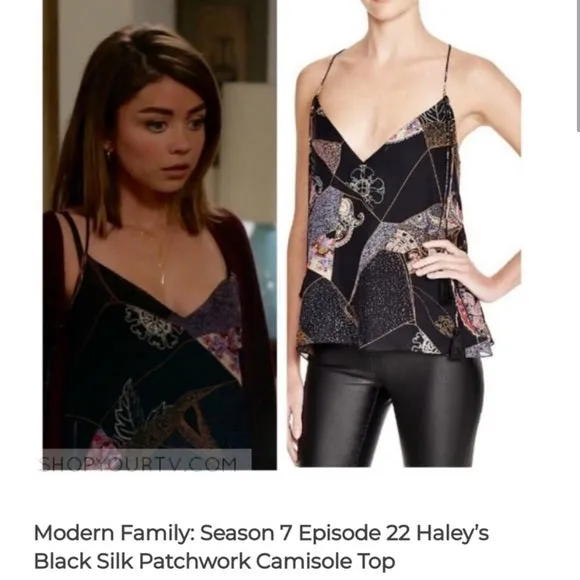 ELIZABETH AND JAMES SILK LUELLA CAMI - S