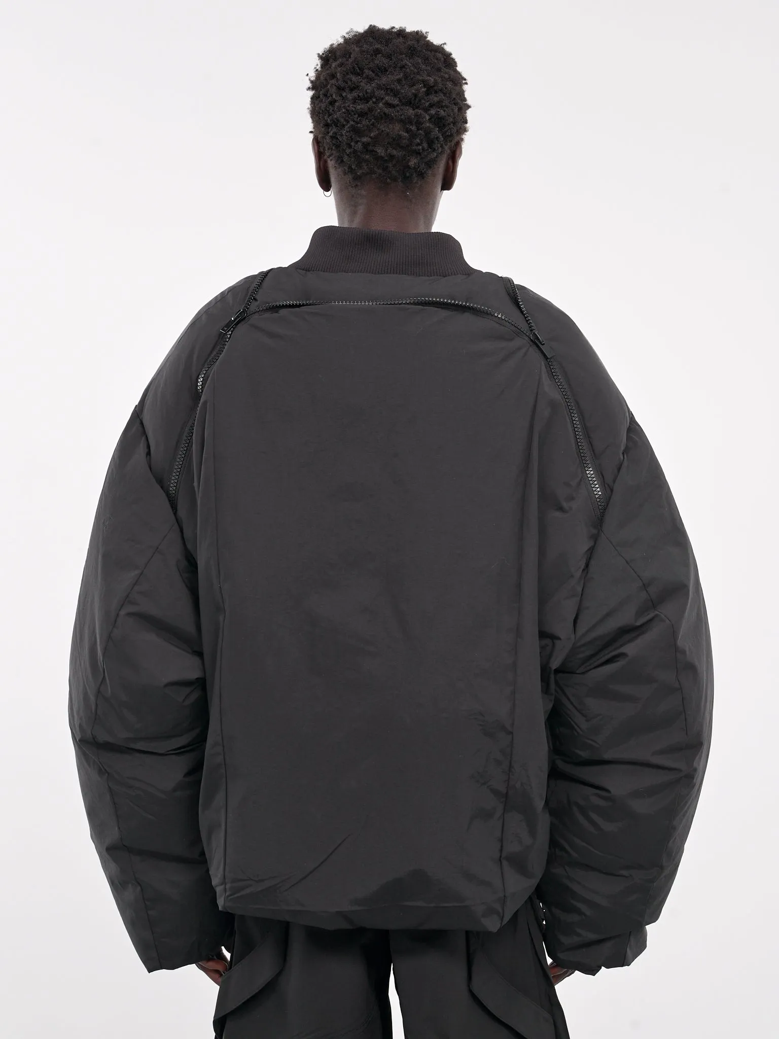 Fortify Down Bomber Jacket (M-02-135-BLK01-BLACK)