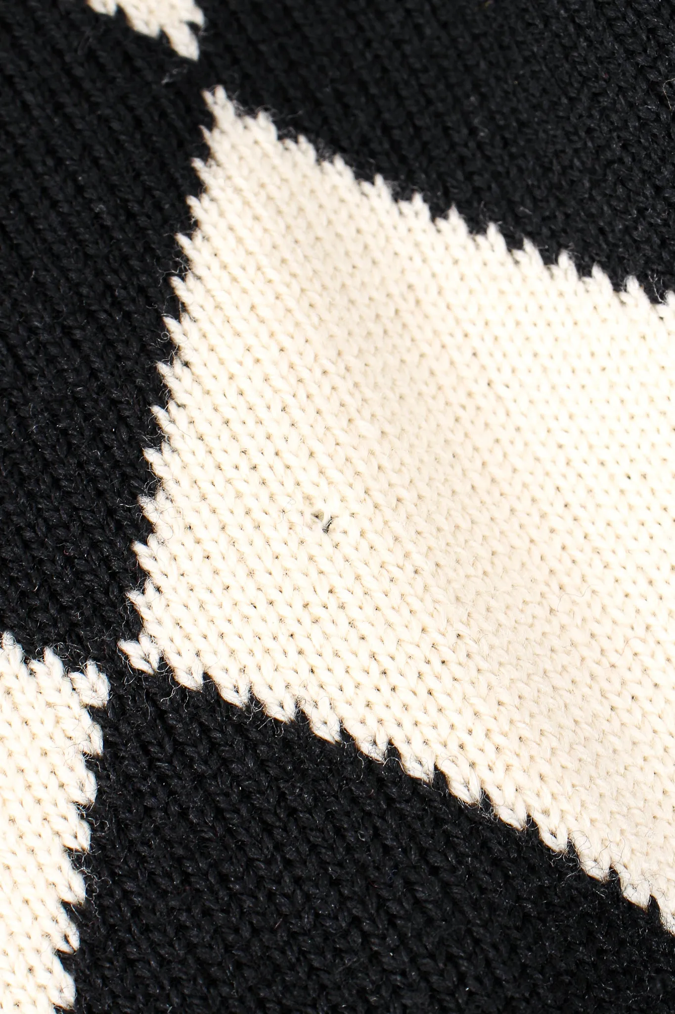 Harlequin Knit Blanket Sweater