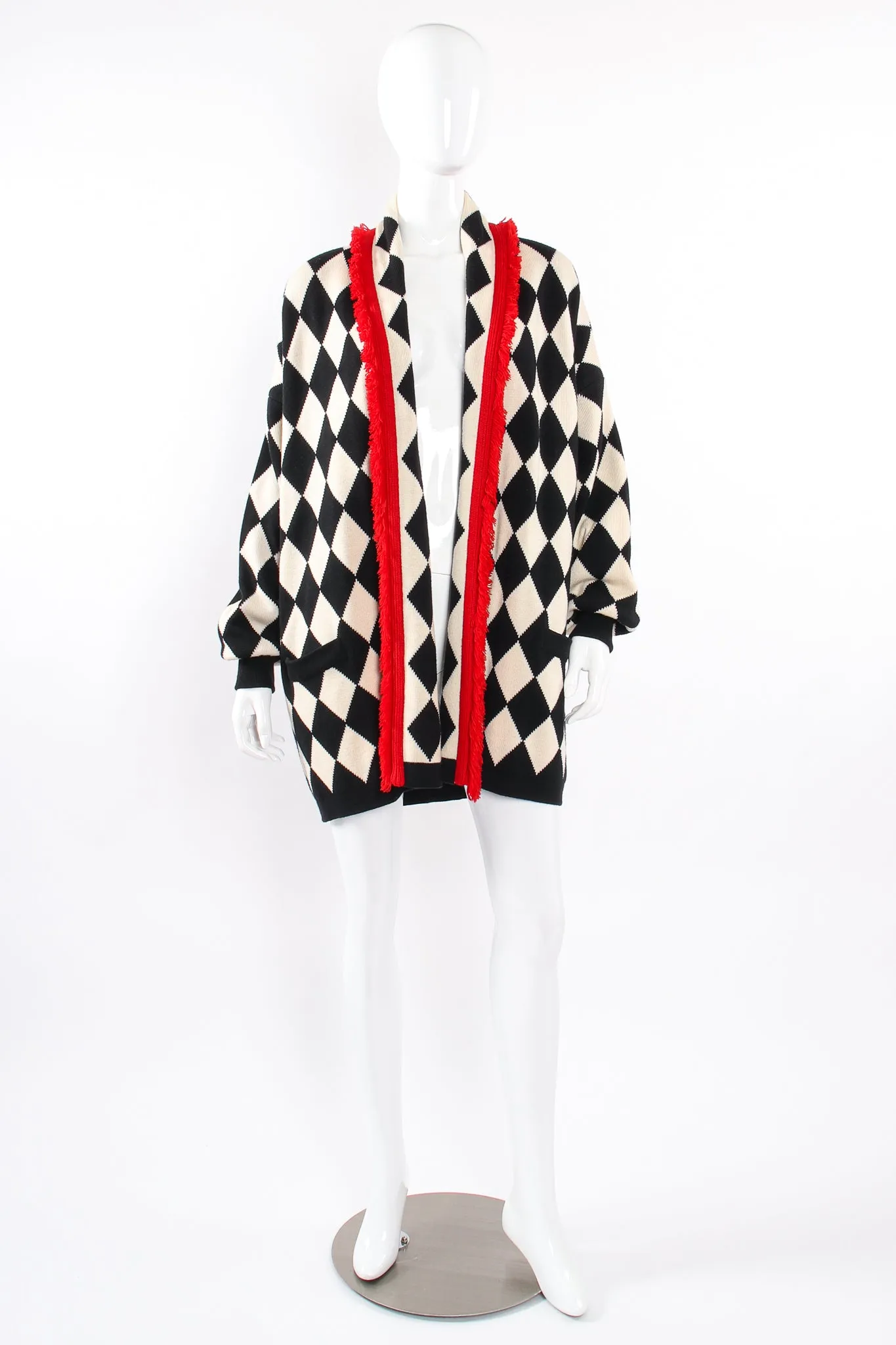 Harlequin Knit Blanket Sweater