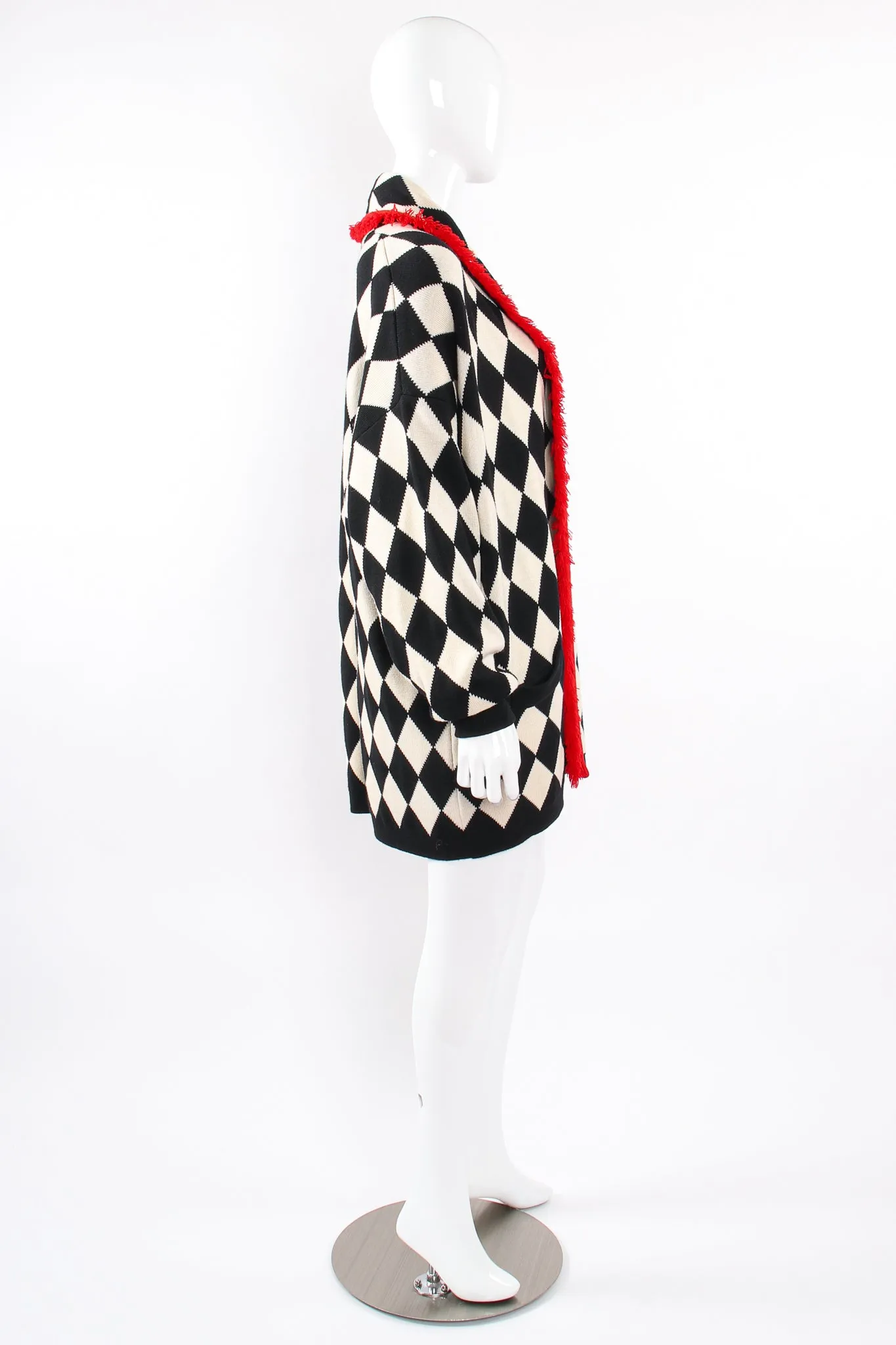Harlequin Knit Blanket Sweater