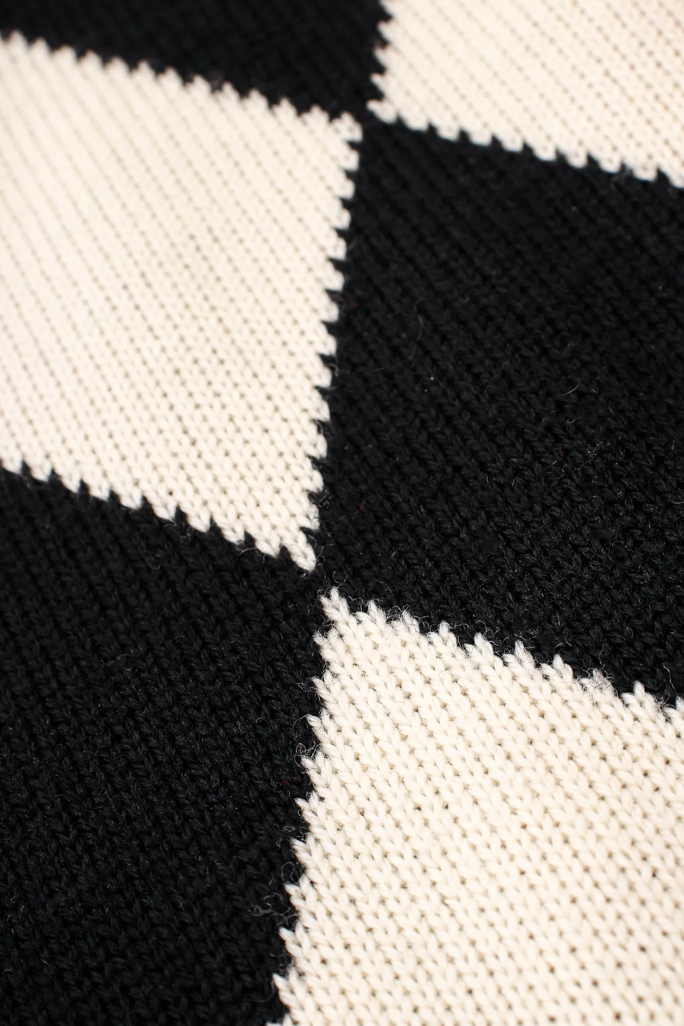 Harlequin Knit Blanket Sweater