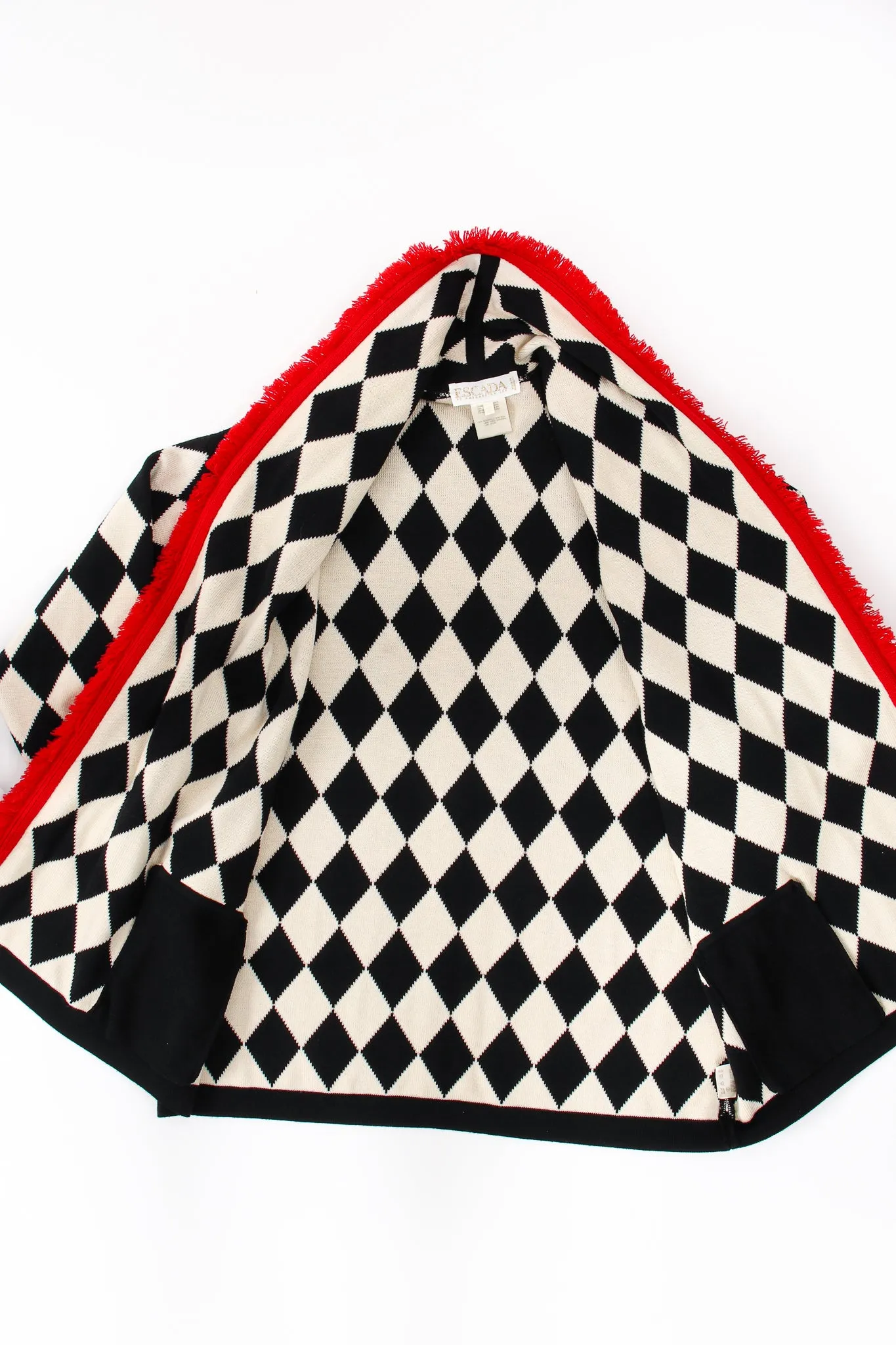Harlequin Knit Blanket Sweater