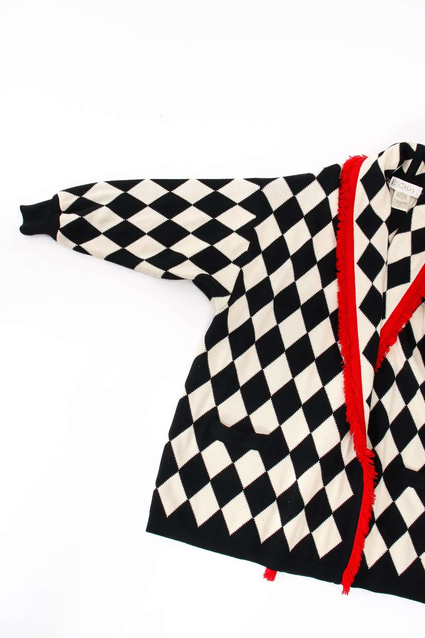 Harlequin Knit Blanket Sweater