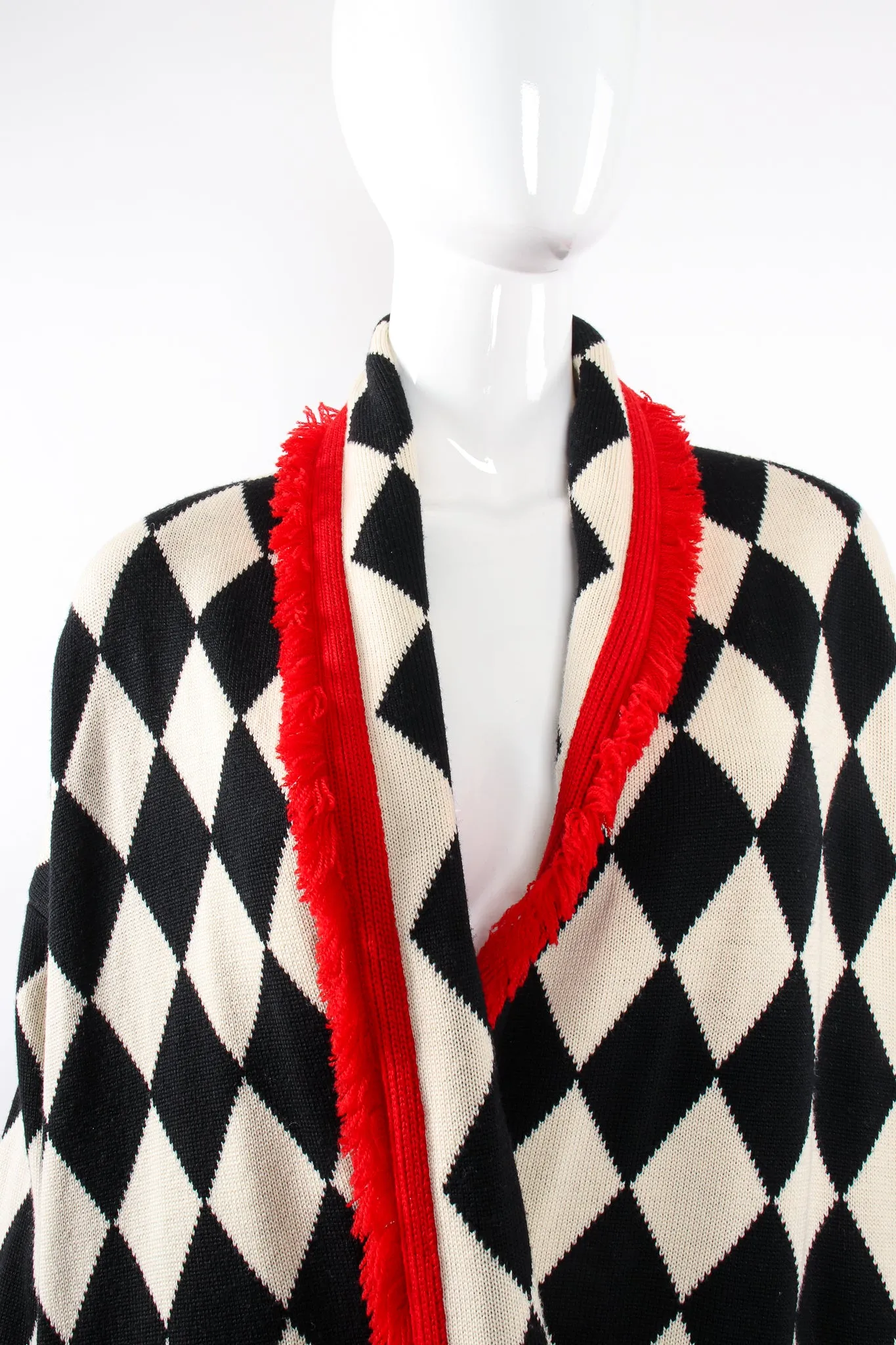 Harlequin Knit Blanket Sweater
