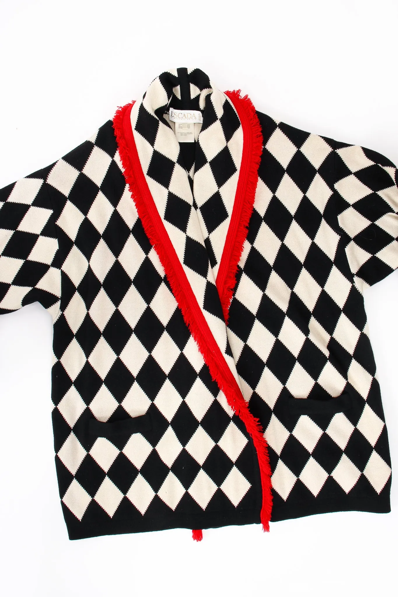 Harlequin Knit Blanket Sweater