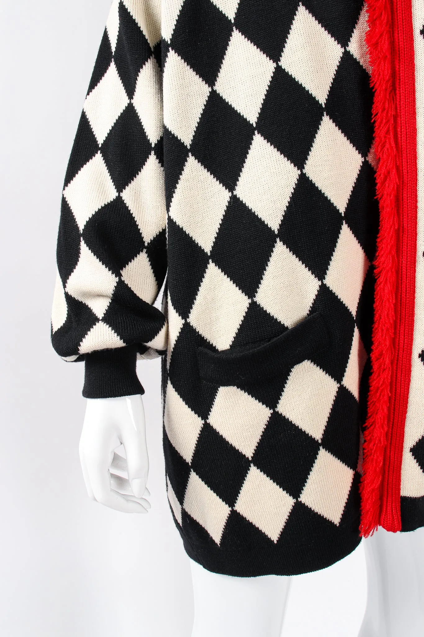 Harlequin Knit Blanket Sweater