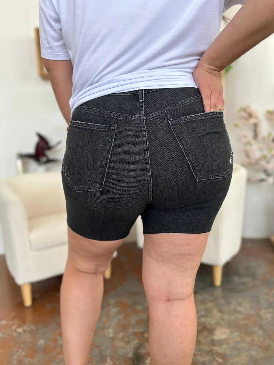 Judy Blue High Waist Rigid Magic Denim Shorts [Online Exclusive]