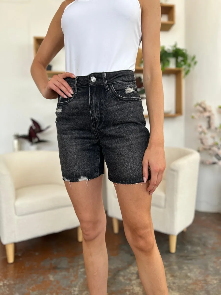 Judy Blue High Waist Rigid Magic Denim Shorts [Online Exclusive]