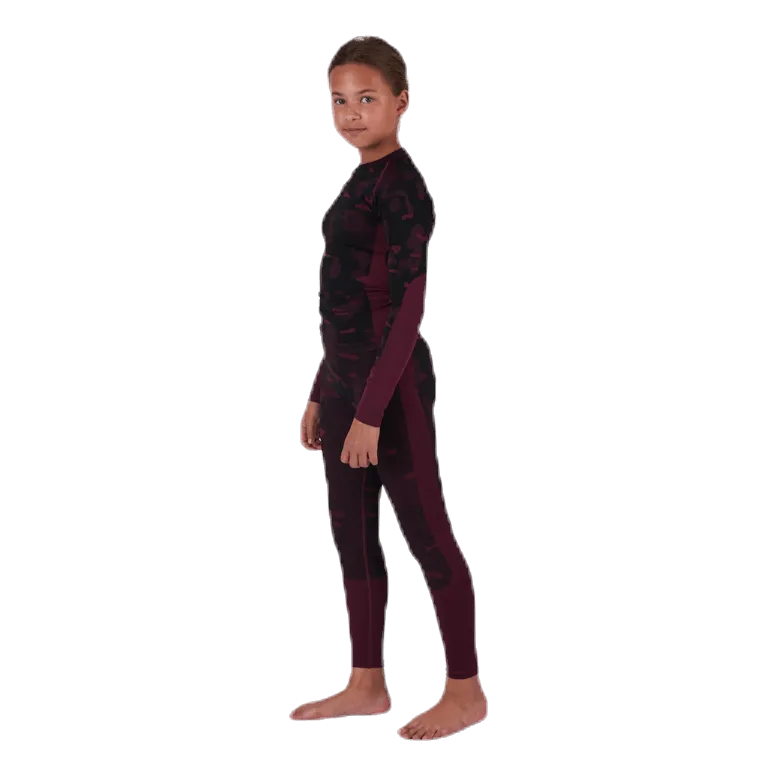 Junior Seamless 1st Layer Set Patterned/Red