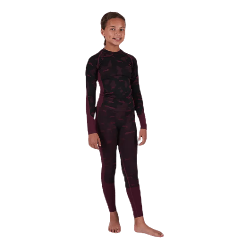 Junior Seamless 1st Layer Set Patterned/Red