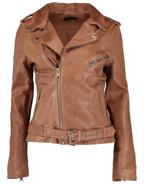 Kiyoshi Leather Biker Jacket