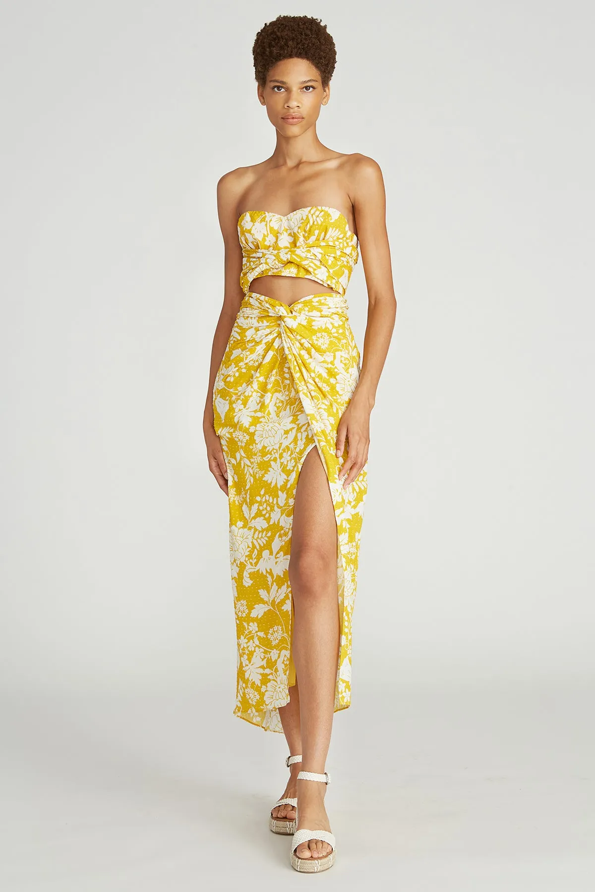 Klara Twist Midi Skirt