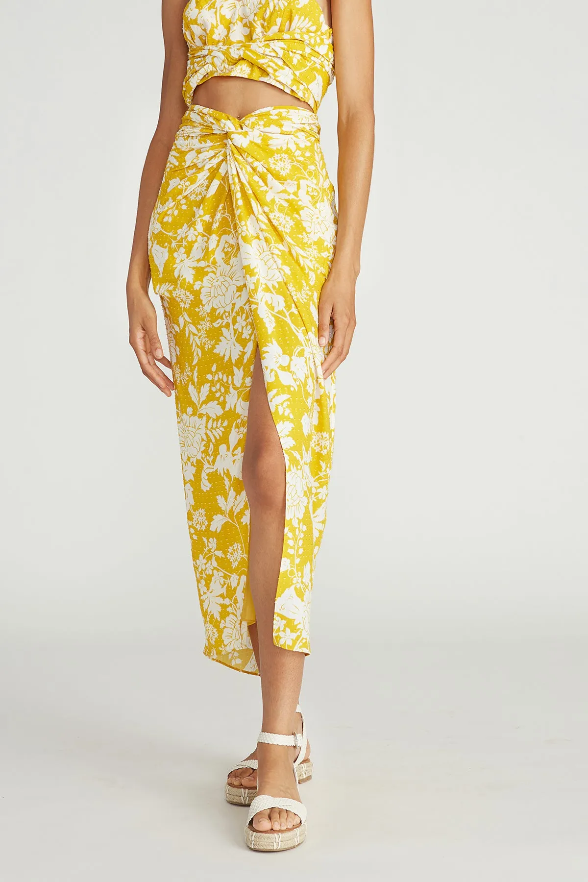 Klara Twist Midi Skirt