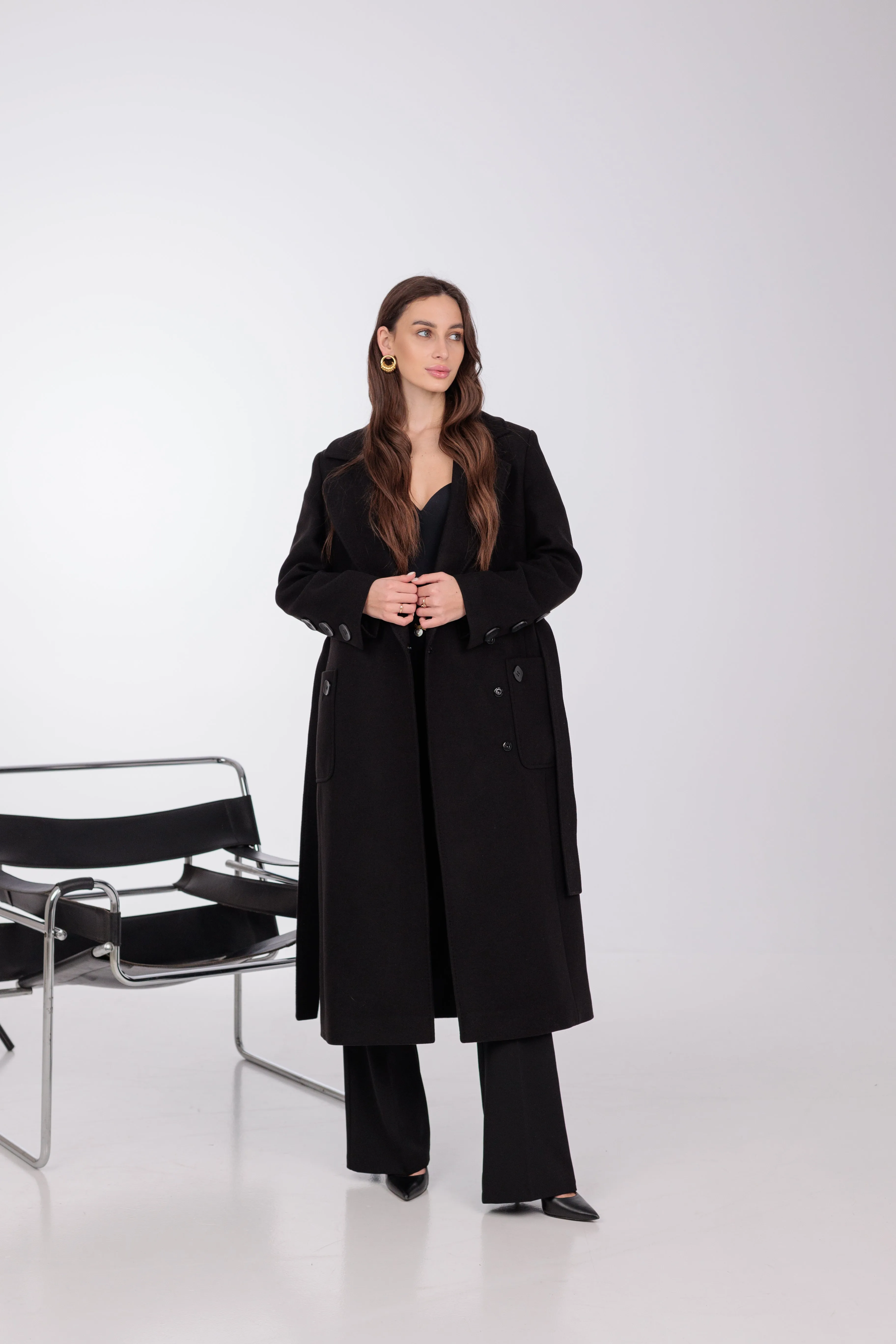 Leona Classic Cashmere Blend Overcoat