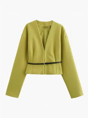 Lorevia – Belted design – Slim blazer