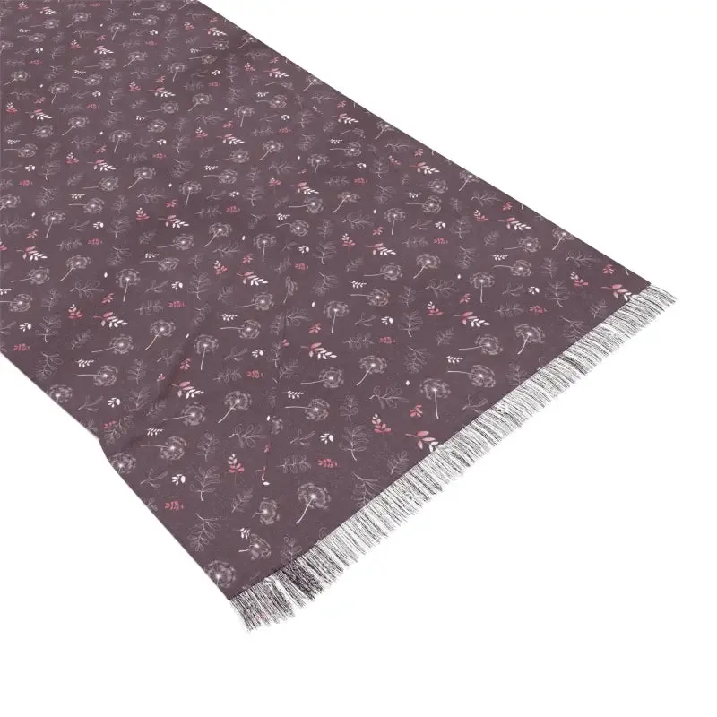 Mauve Light Scarf Dandelion Delight