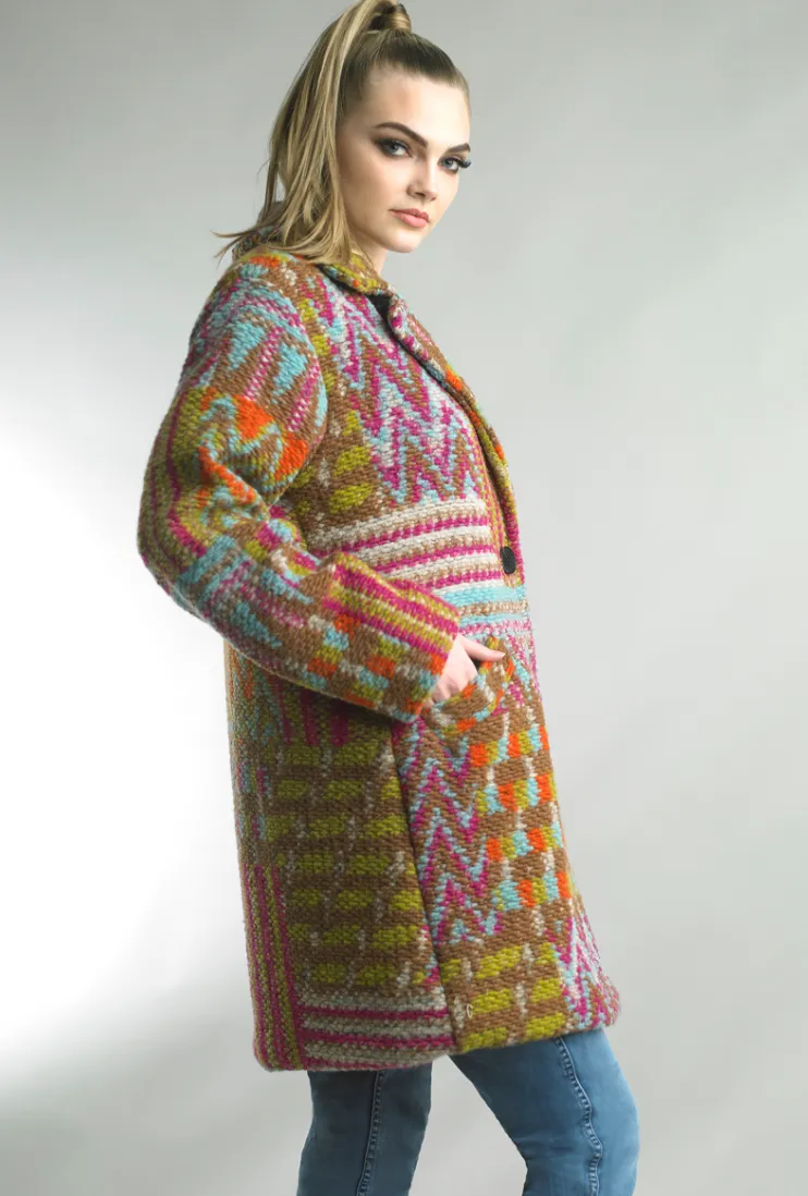 Multicolor Parisian Coat