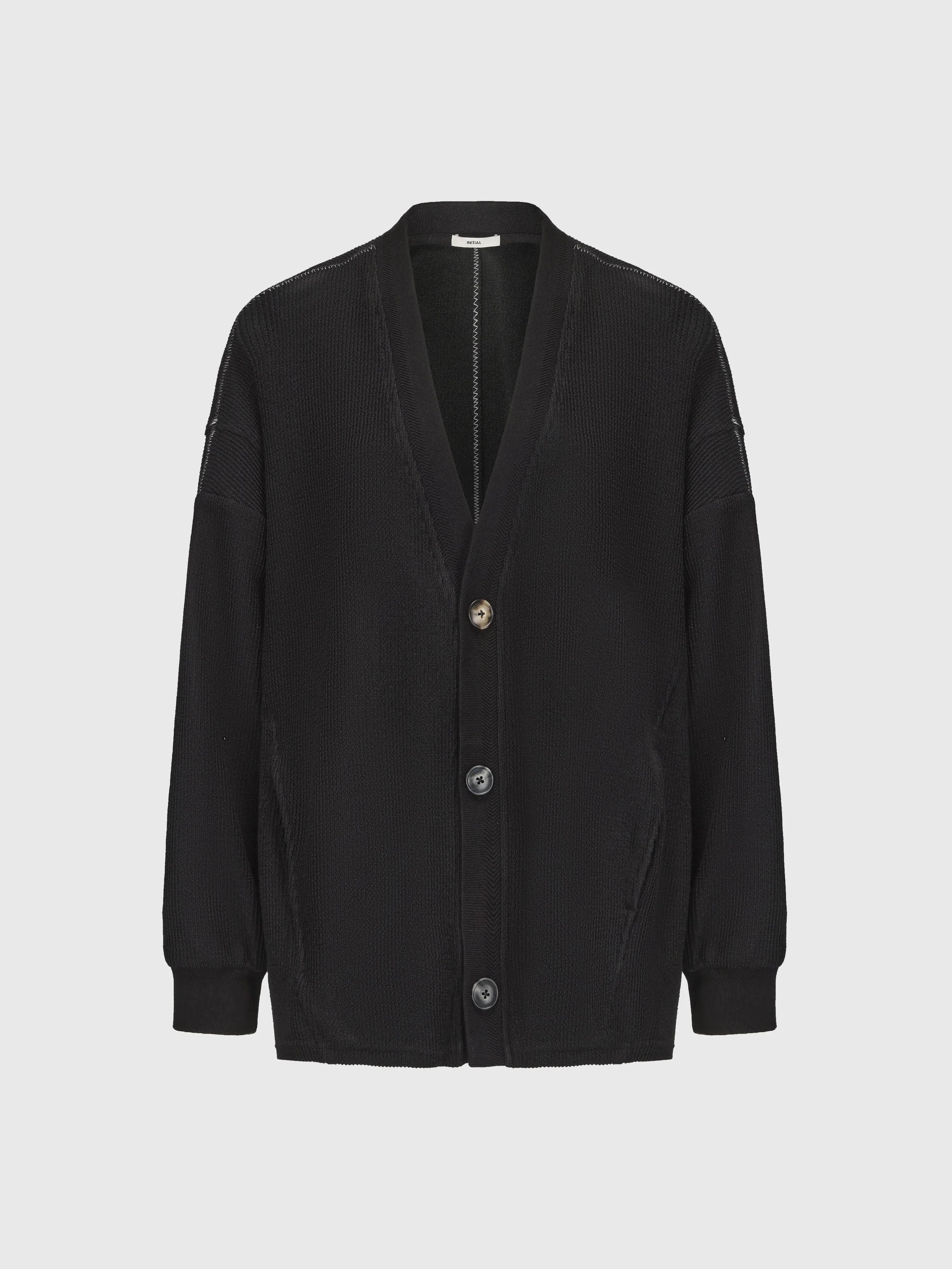 Oversized Cut Sewn Cardigan