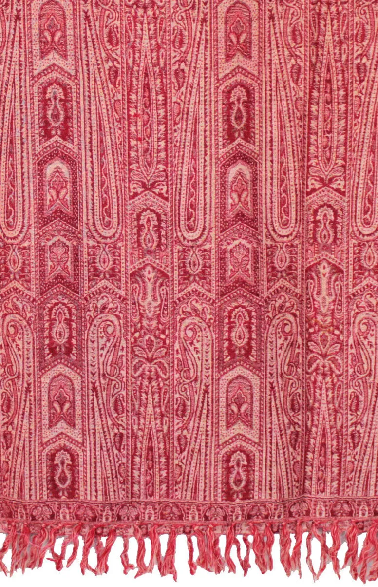 Paisley Wool Shawl Wraps Womens India Clothing Gift (82 x 42 inches)