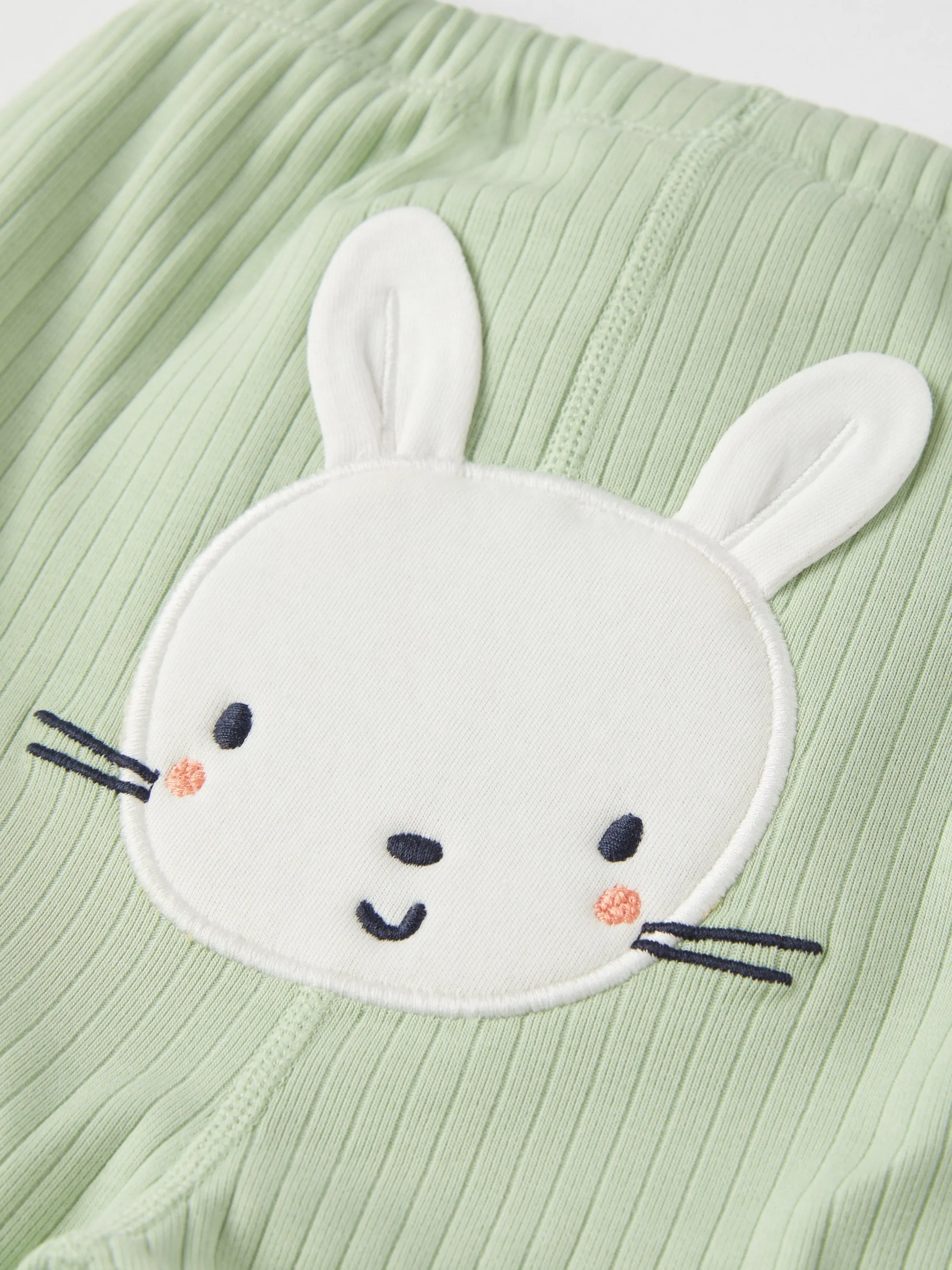 Rabbit Applique Baby Leggings
