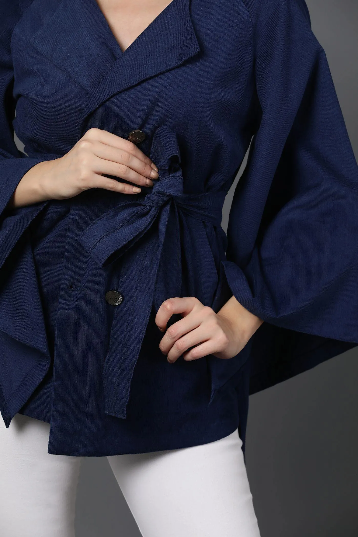 Shawl Collar Belted Coat