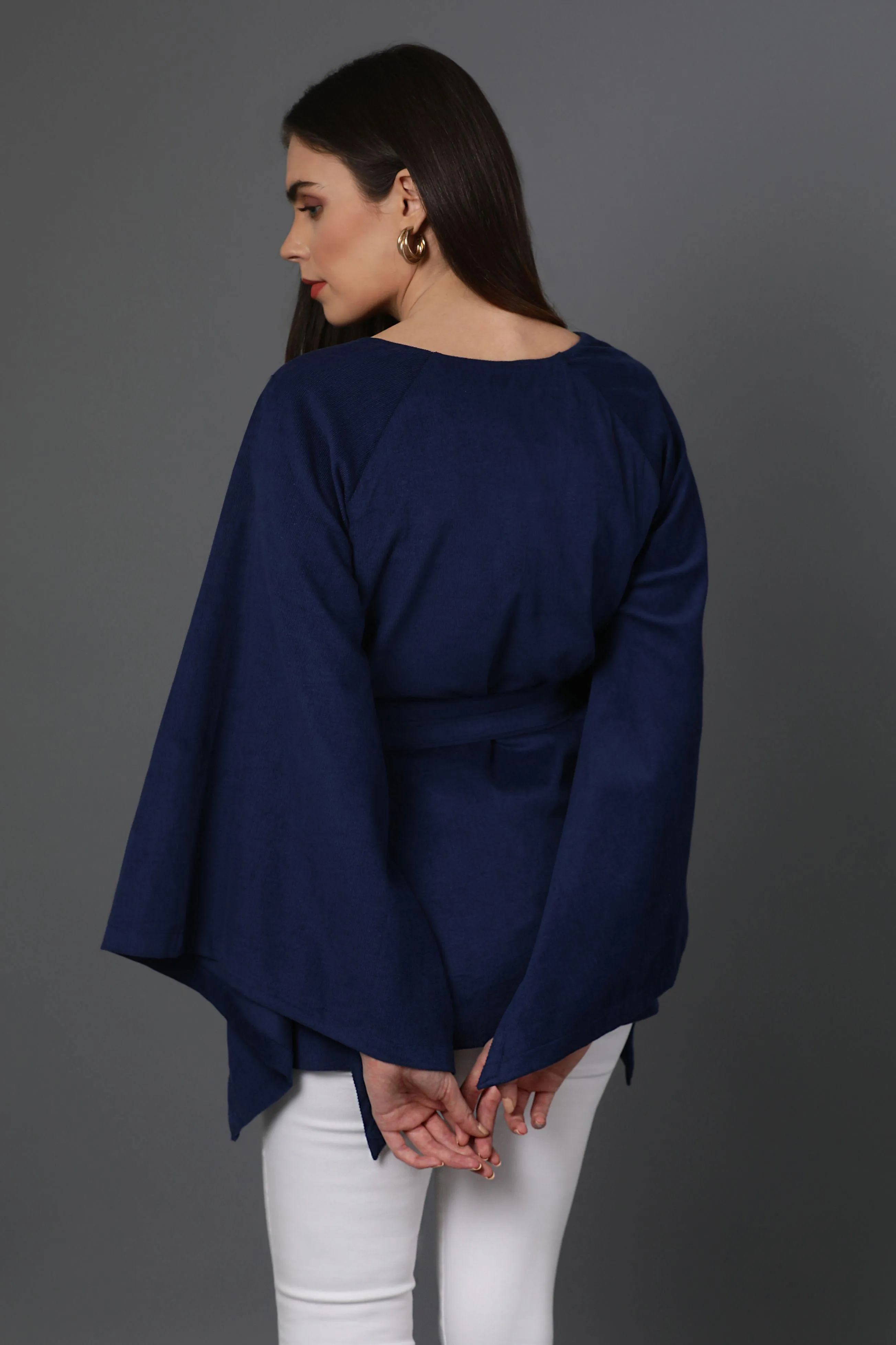 Shawl Collar Belted Coat