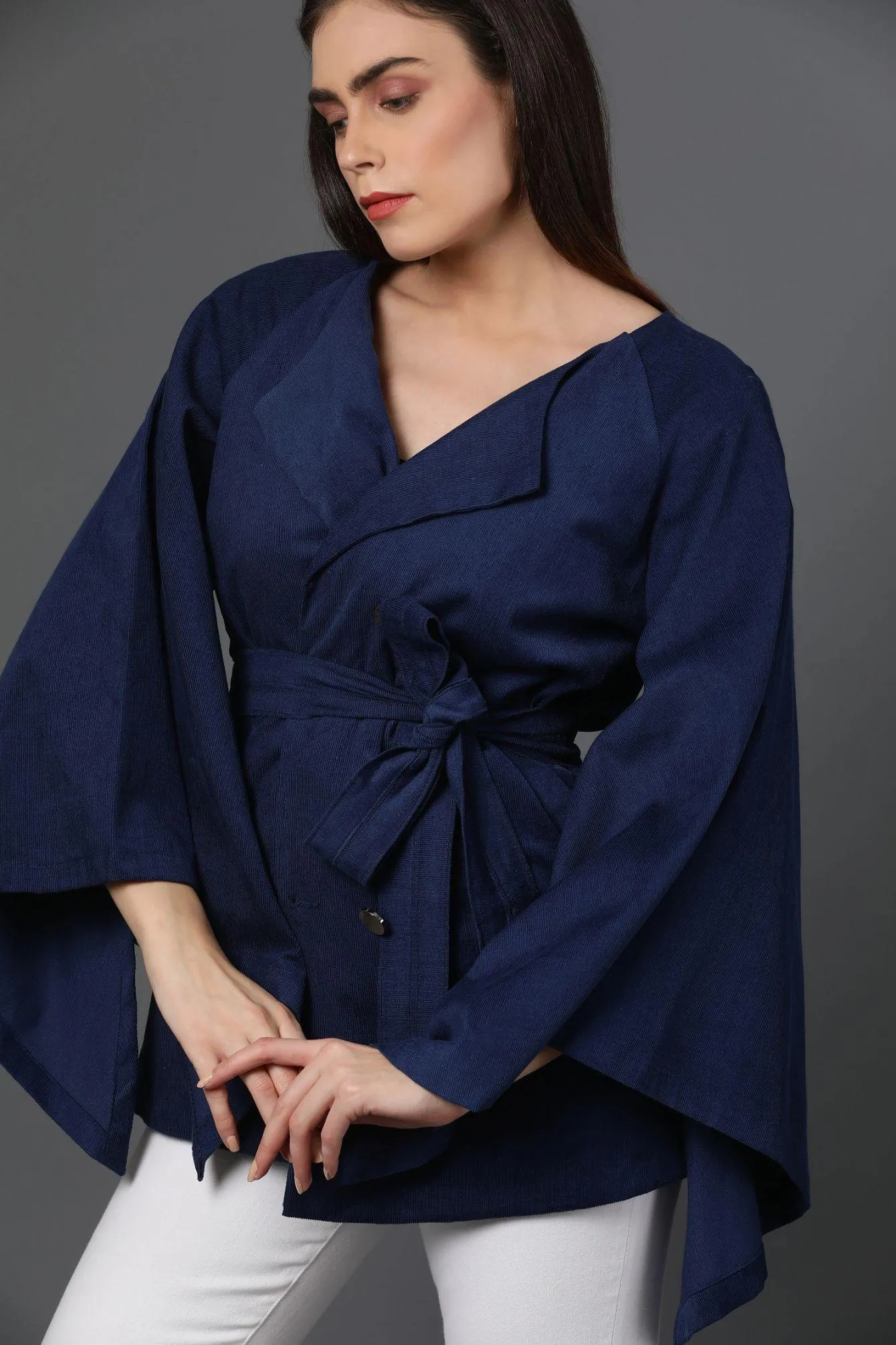 Shawl Collar Belted Coat