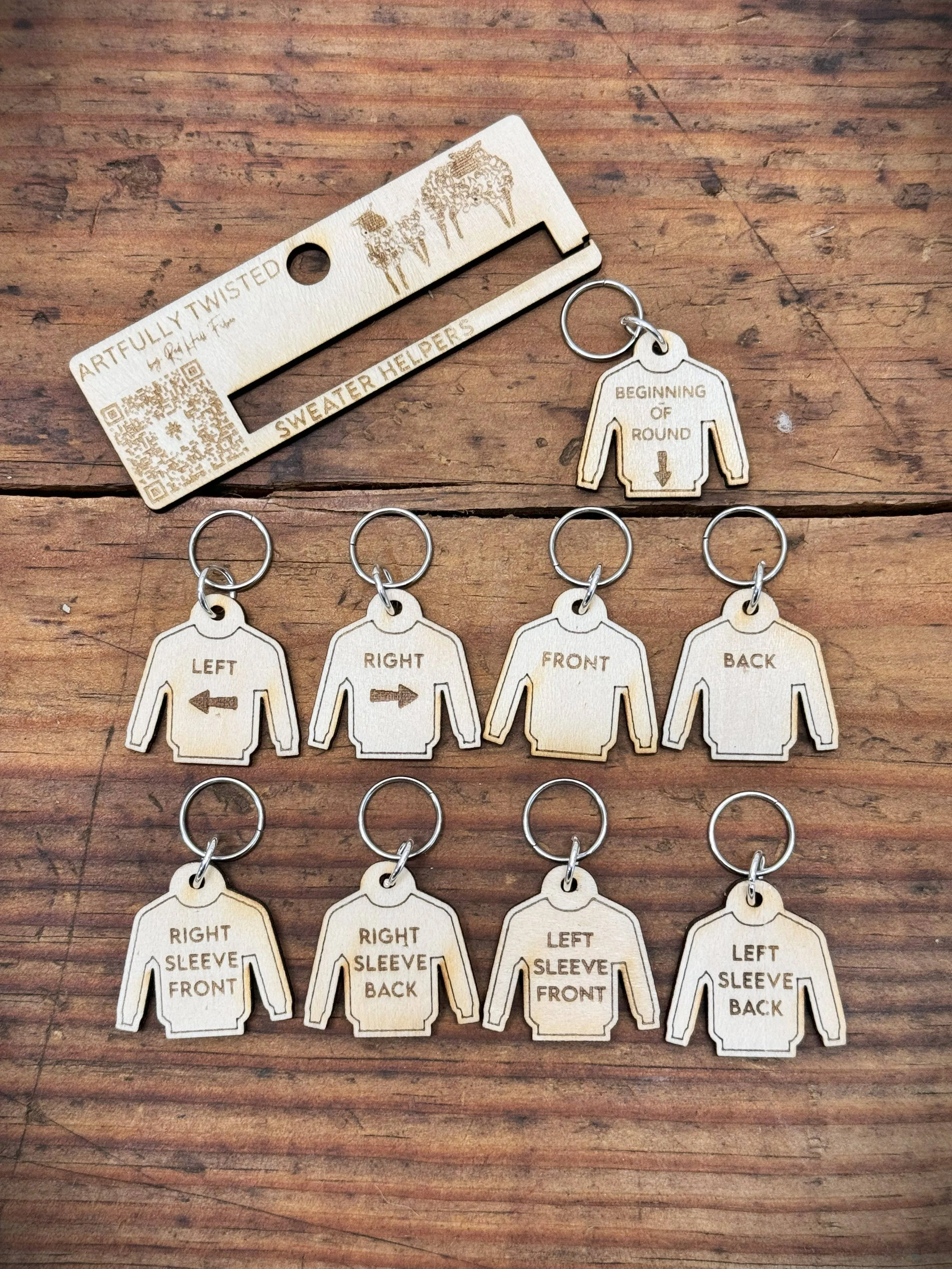 Sweater Helper Stitch Markers