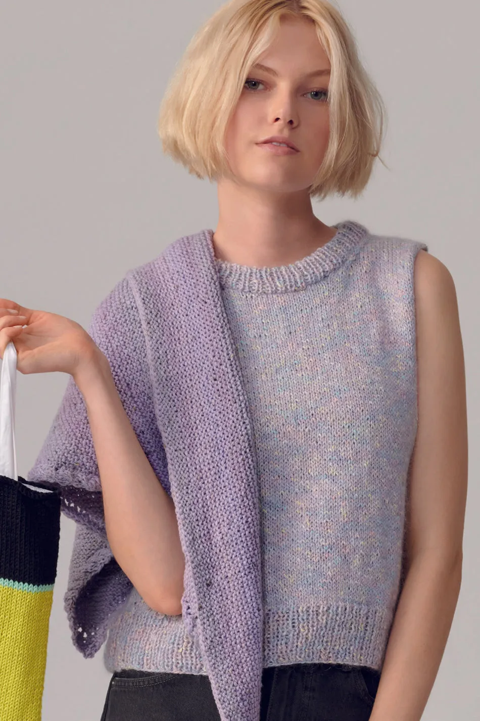 Sweater, Shawl, and Top 1106