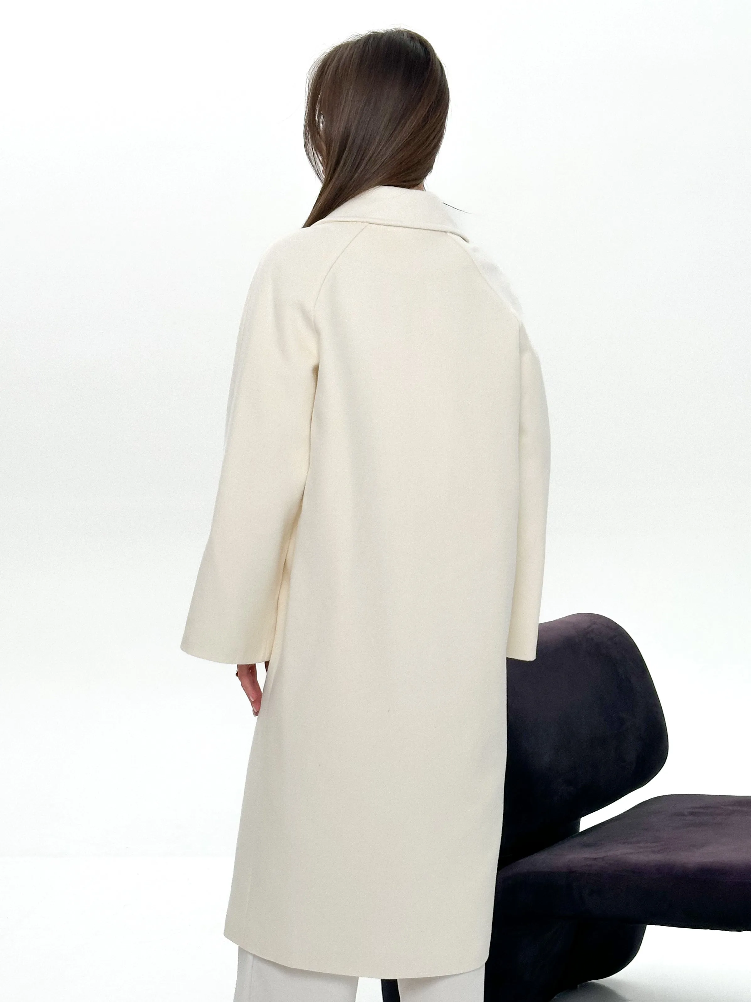 Taylor Belted Wool Blend Overcoat