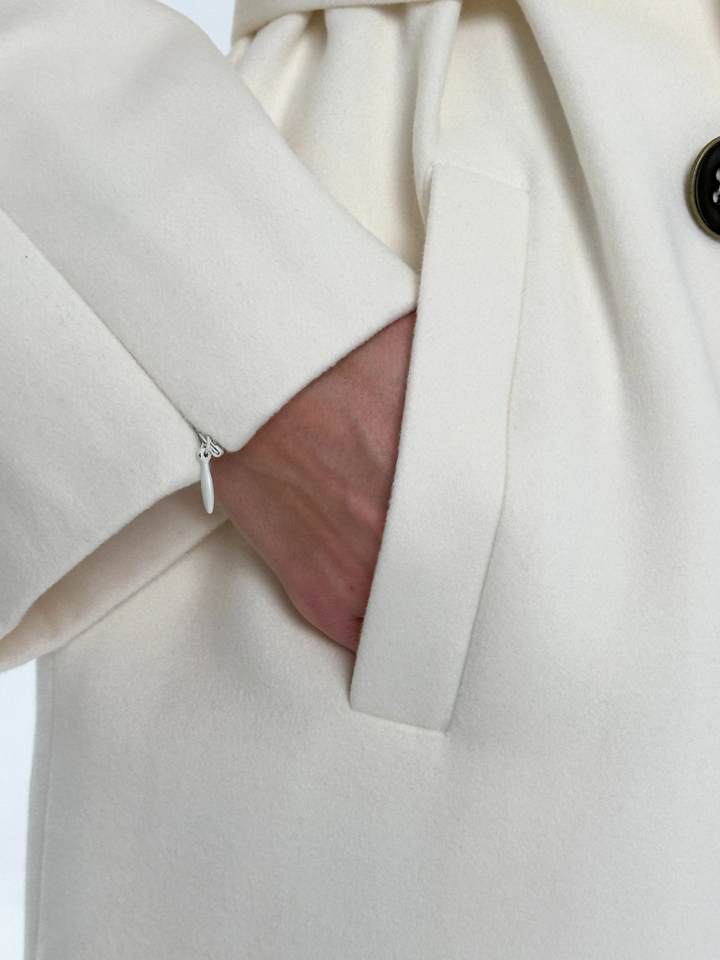 Taylor Belted Wool Blend Overcoat