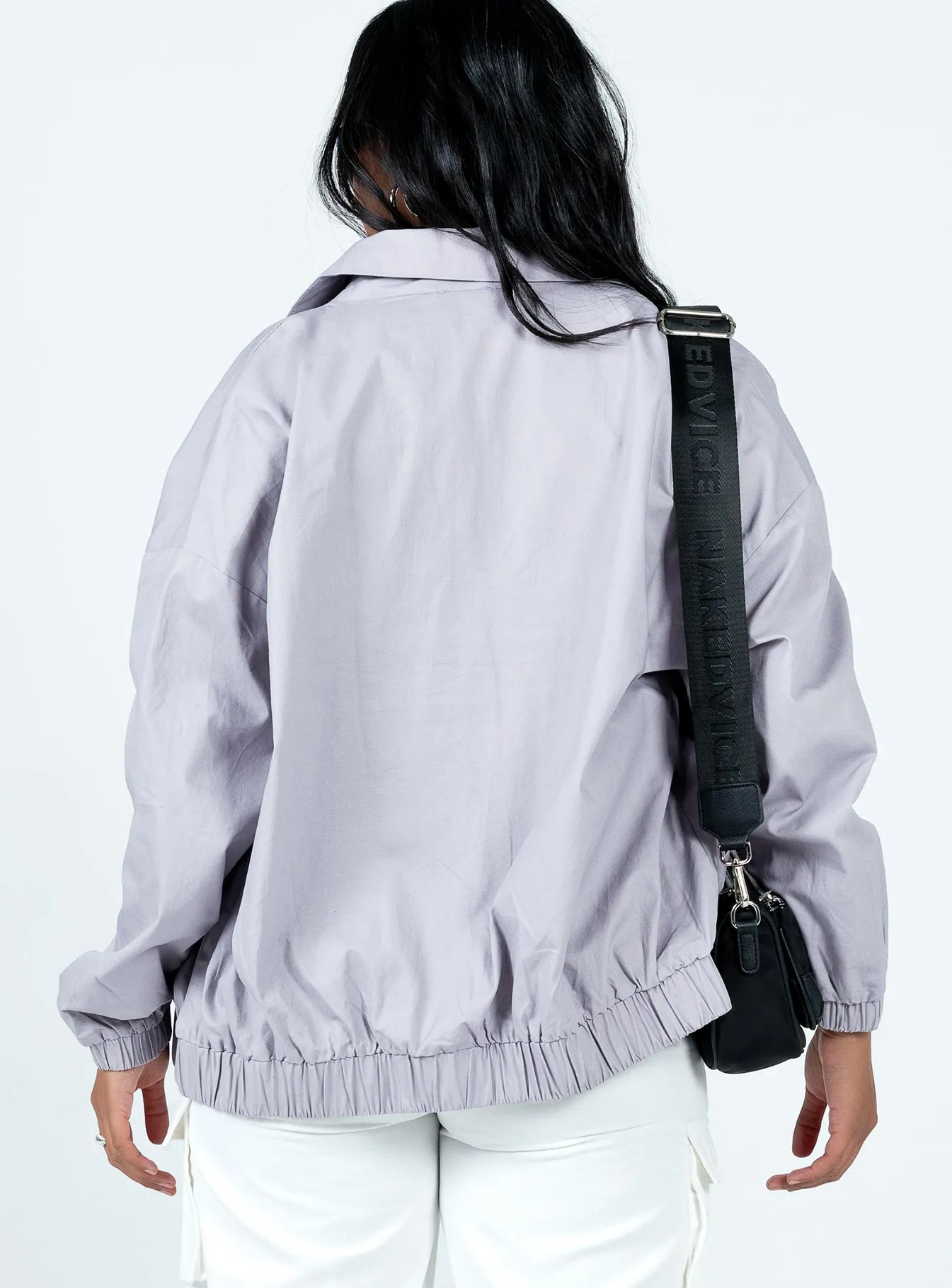 Telford Zip Up Coaches Jacket Grey
