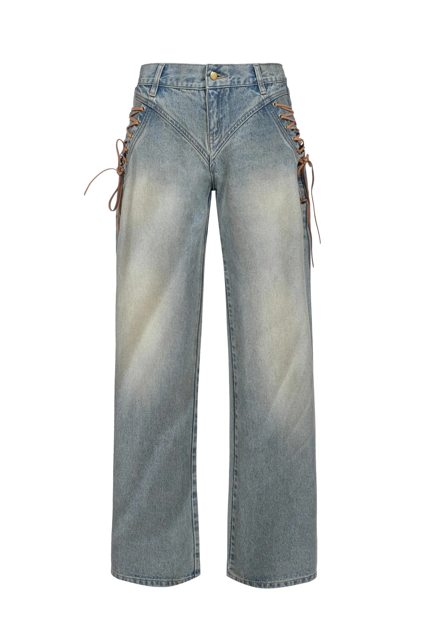 THE KRIPT - "Regan" - Dirty denim wash Jeans