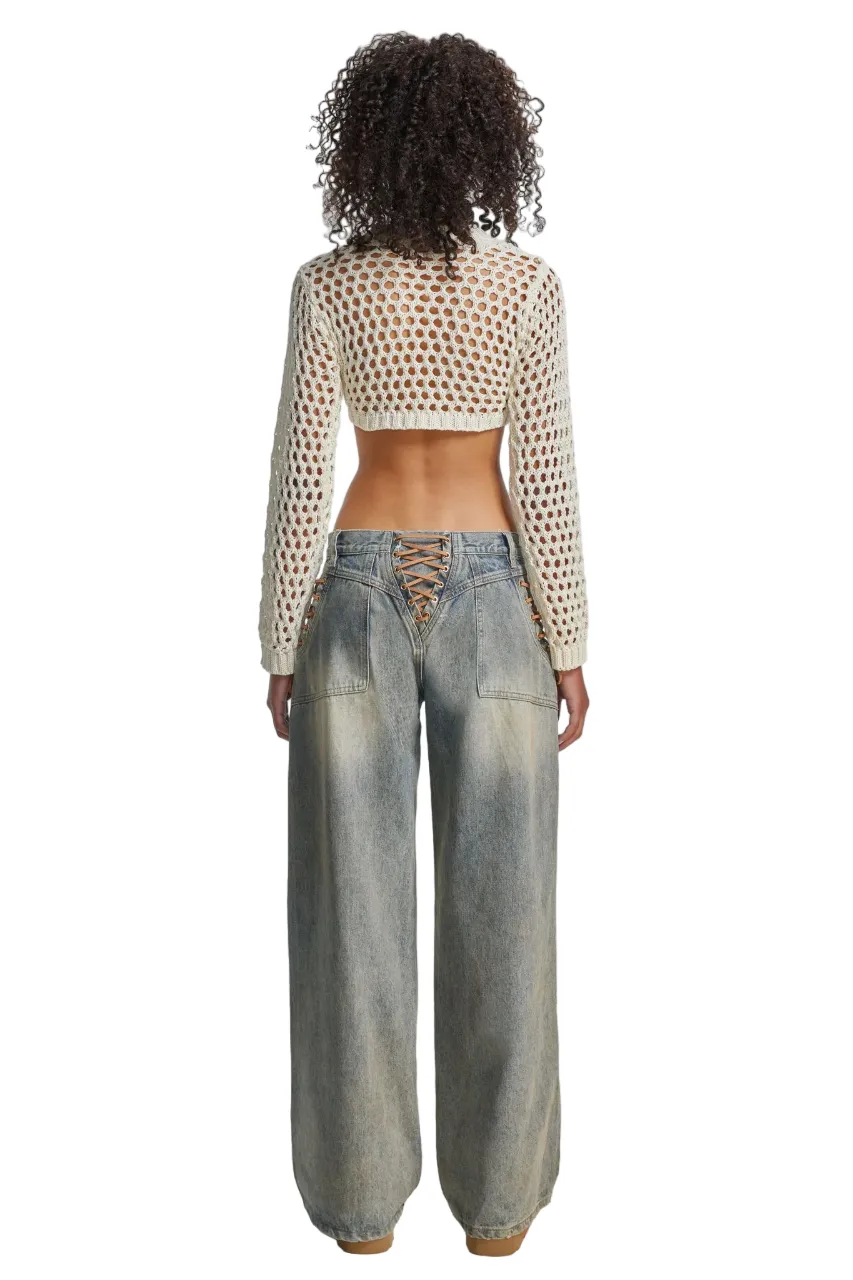 THE KRIPT - "Regan" - Dirty denim wash Jeans