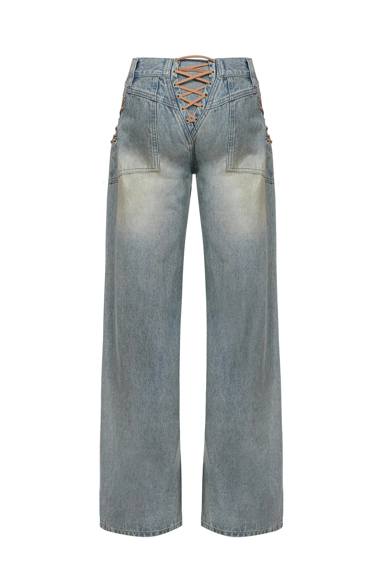 THE KRIPT - "Regan" - Dirty denim wash Jeans