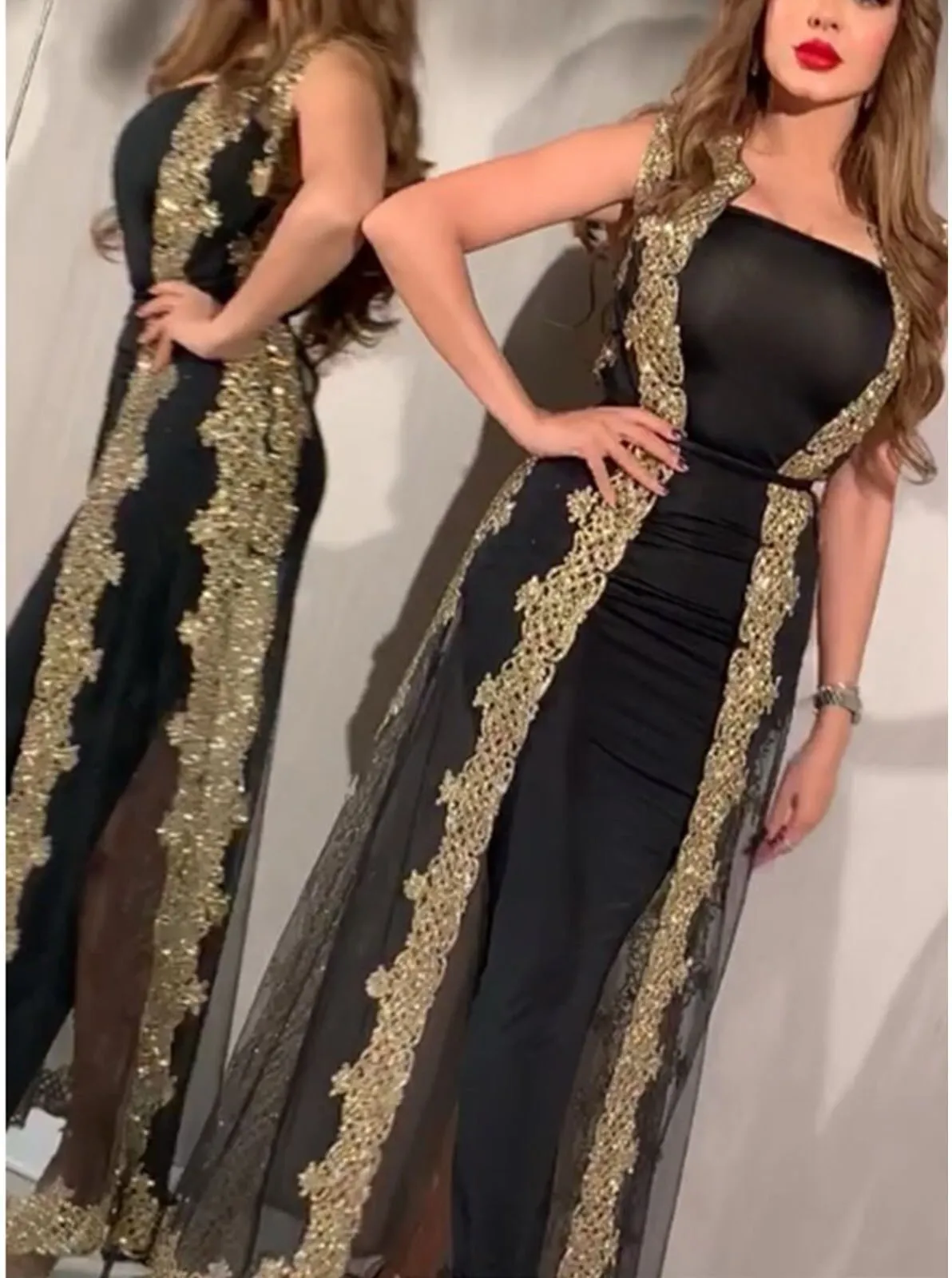 Two Piece Set Sexy Night Club Strapless Dress Women Slim Fit Sheath Perspective Mesh Split Shawl Bodycon Party Prom Vestidos