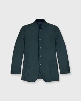 Tyrolean Jacket in Sea Moss Wool Twill