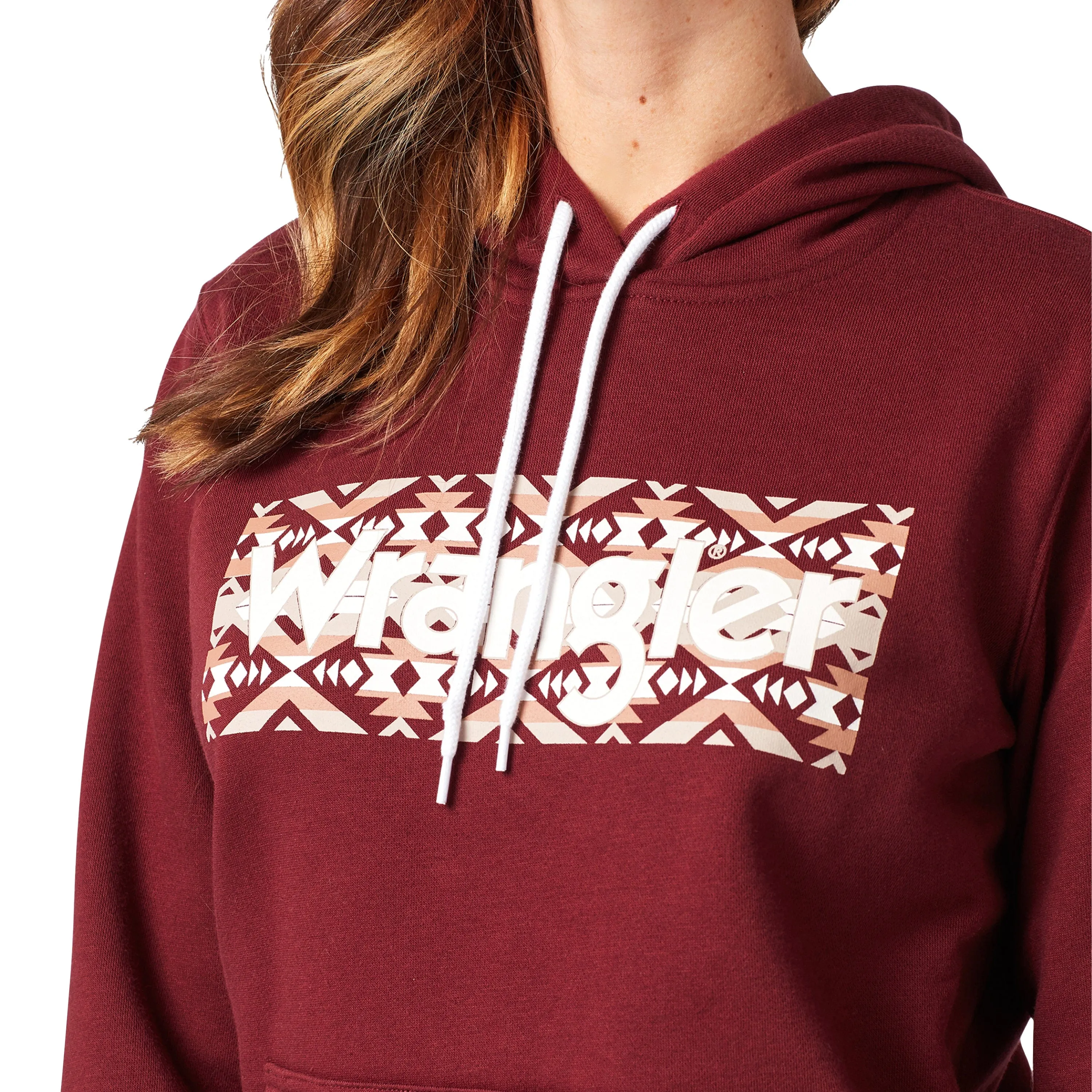 Wrangler Women's Retro Serape Logo Pullover Hoodie 112321234